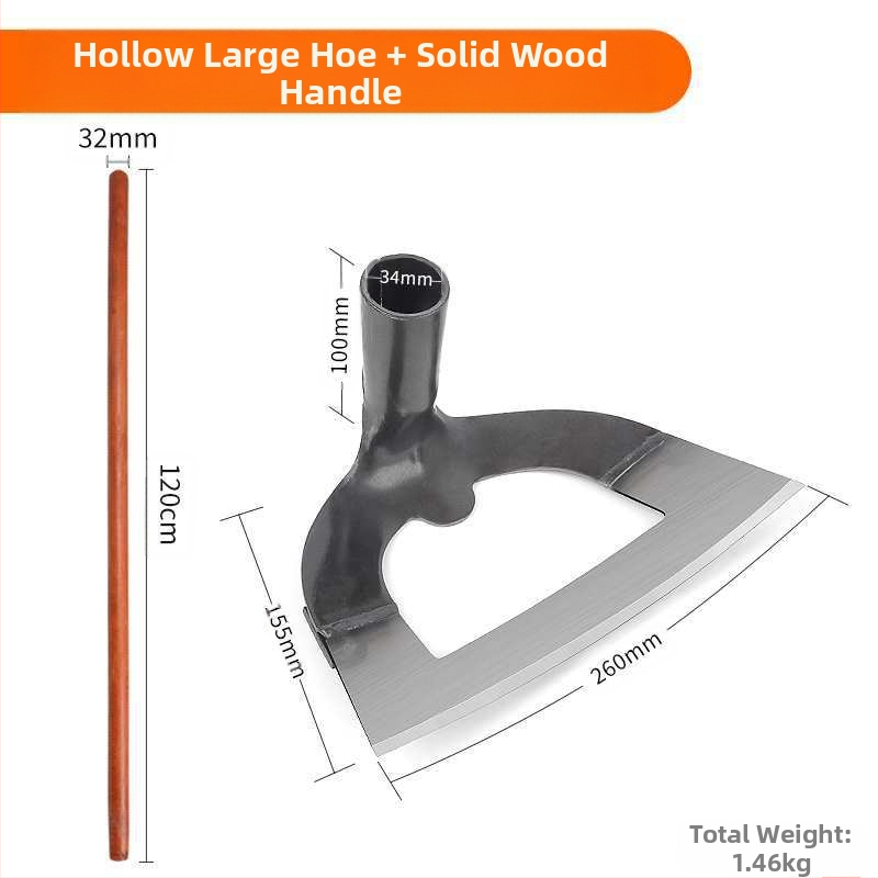 Mangano plieno sodo kastuvė, daugiafunkcinis įrankis ravėjimui, kasimui ir daržovių sodinimui