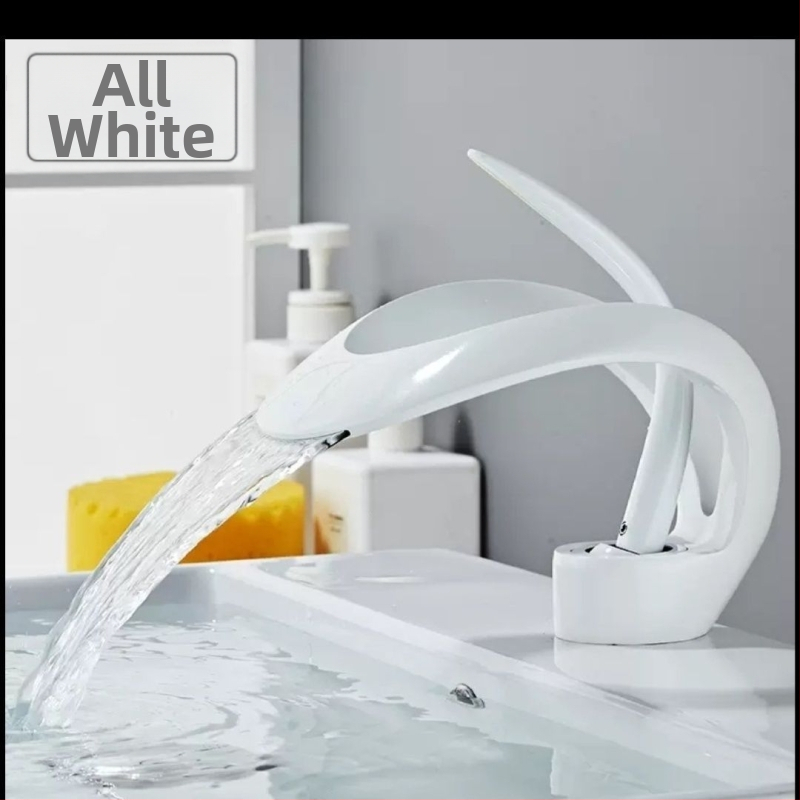 Vario karšto ir šalto vandens maišytuvas plautuvei, vieno skylės montavimas, keraminių vožtuvo korpusas, elektroplatinė apdaila