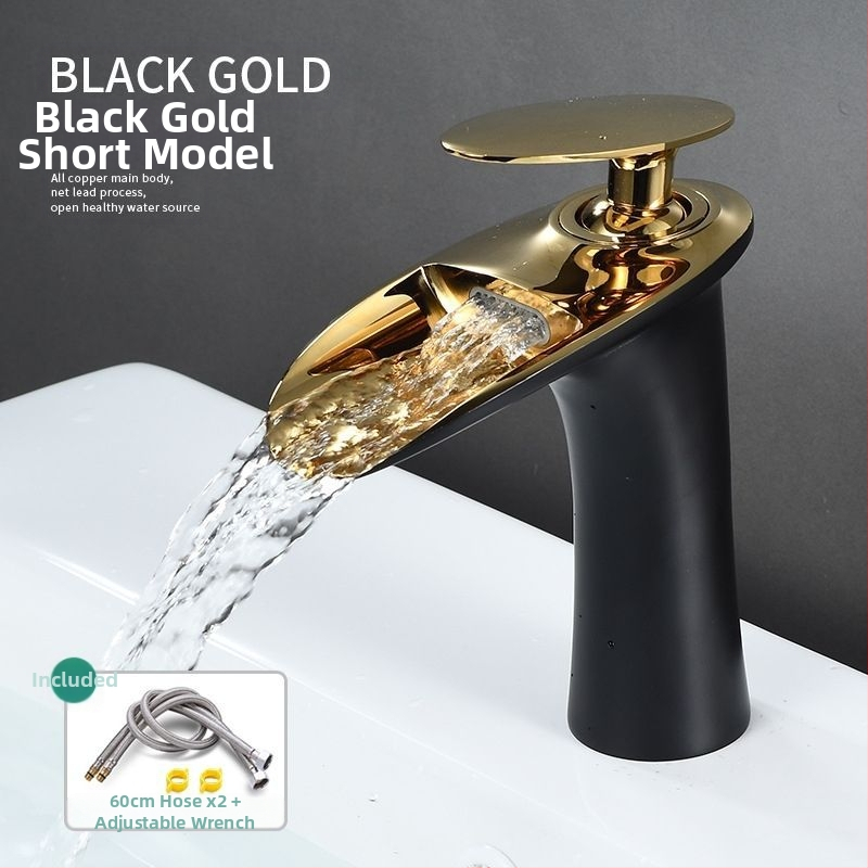 Vario karšto ir šalto vandens maišytuvas plautuvei, vieno skylės montavimas, keraminių vožtuvo korpusas, elektroplatinė apdaila