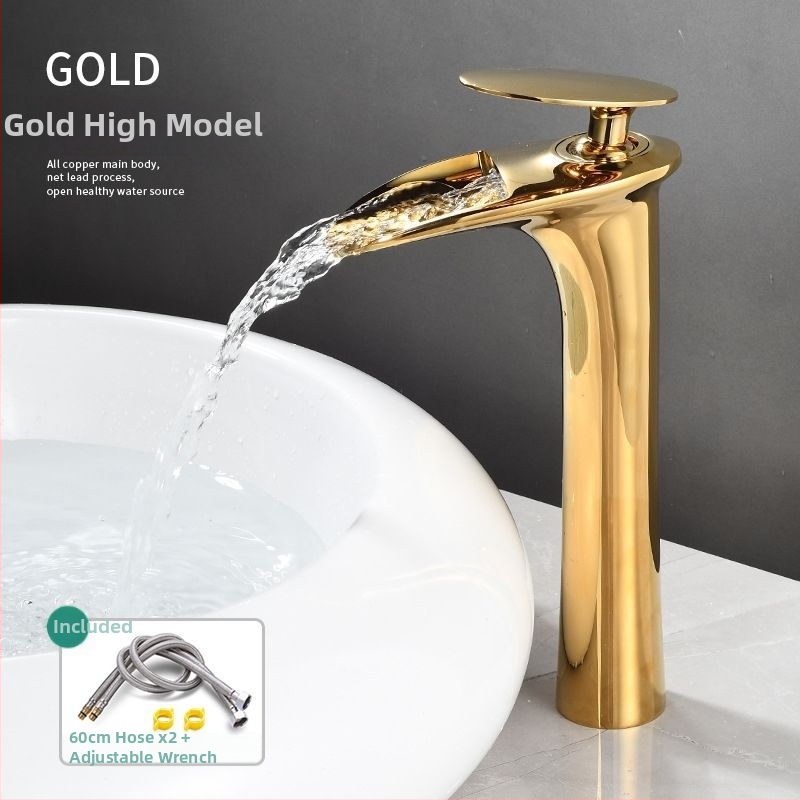 Vario karšto ir šalto vandens maišytuvas plautuvei, vieno skylės montavimas, keraminių vožtuvo korpusas, elektroplatinė apdaila