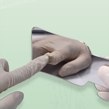 Ortodontikus kettős fejű fém retraktor-nyitó, magas hőállóságú, felnőtteknek, szájfotózáshoz