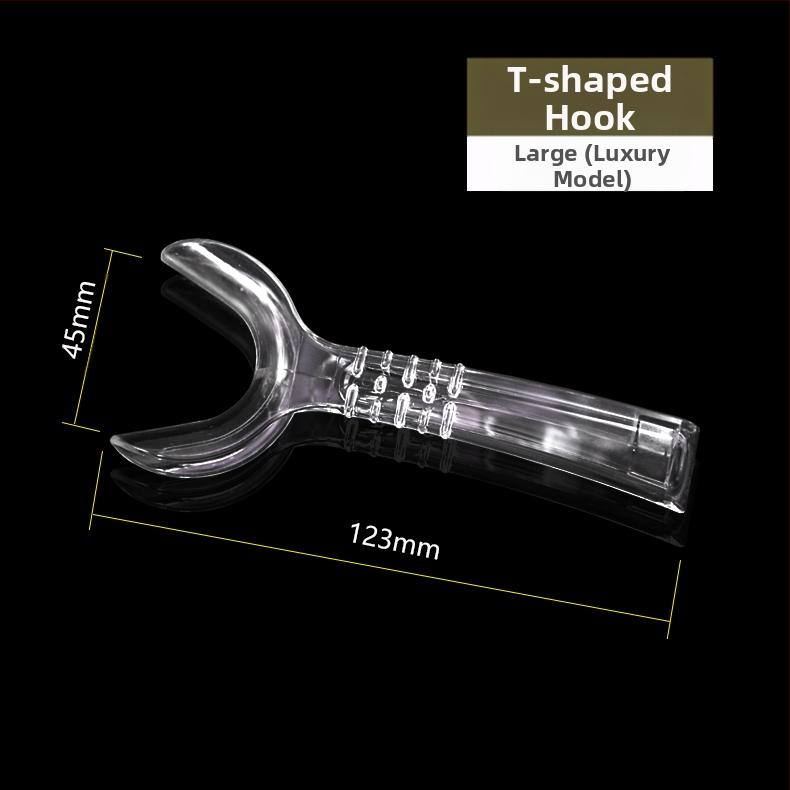 Ortodontikus kettős fejű fém retraktor-nyitó, magas hőállóságú, felnőtteknek, szájfotózáshoz