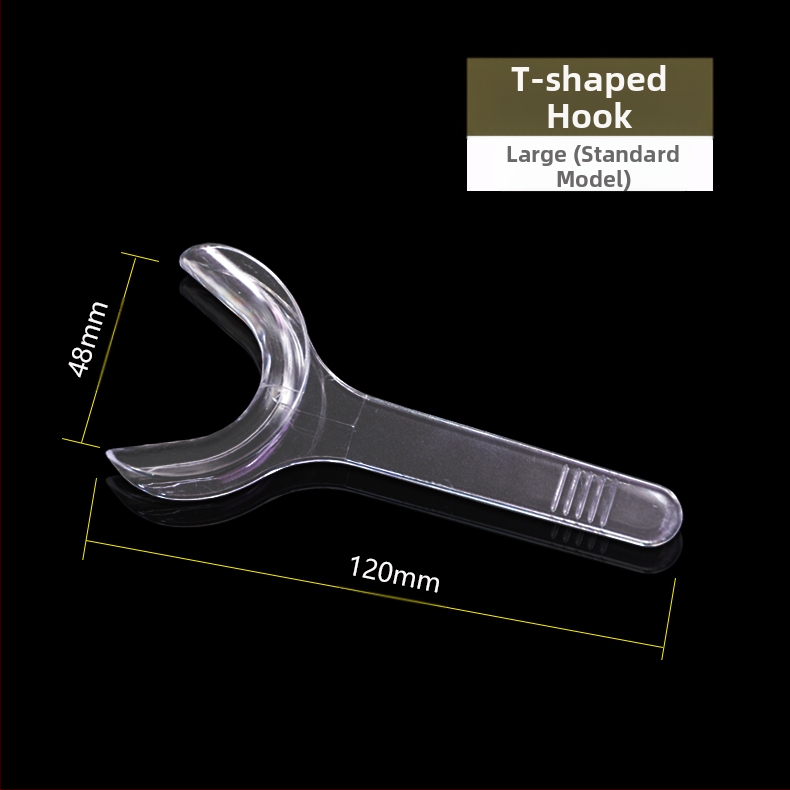 Ortodontikus kettős fejű fém retraktor-nyitó, magas hőállóságú, felnőtteknek, szájfotózáshoz