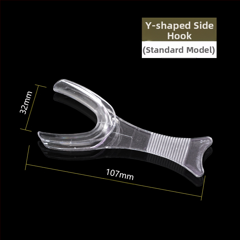 Ortodontikus kettős fejű fém retraktor-nyitó, magas hőállóságú, felnőtteknek, szájfotózáshoz