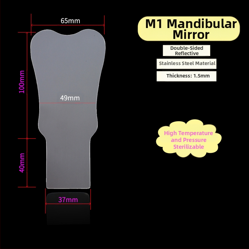 Ortodontikus kettős fejű fém retraktor-nyitó, magas hőállóságú, felnőtteknek, szájfotózáshoz