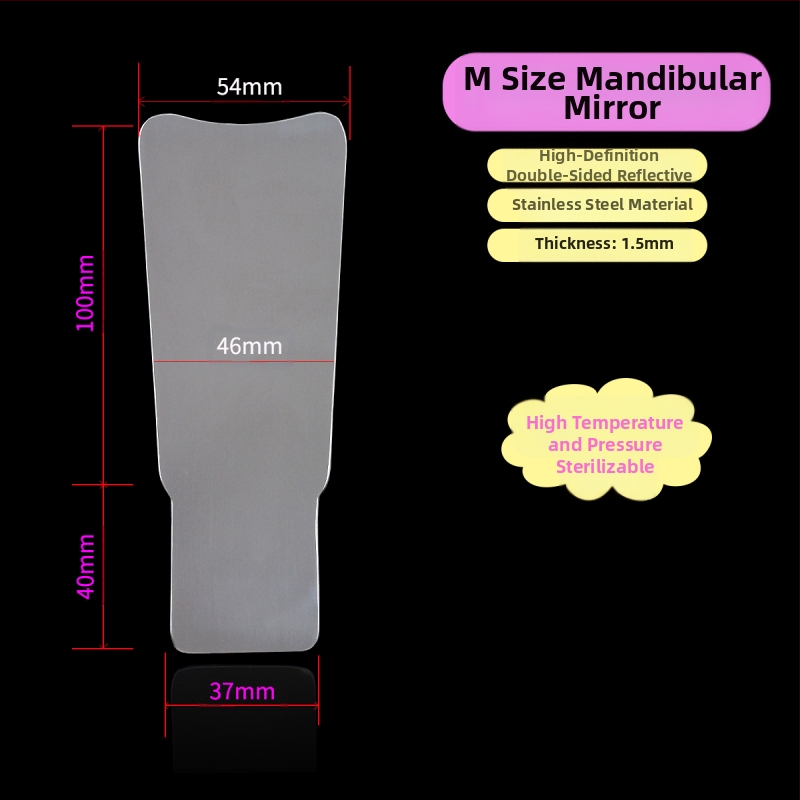 Ortodontikus kettős fejű fém retraktor-nyitó, magas hőállóságú, felnőtteknek, szájfotózáshoz