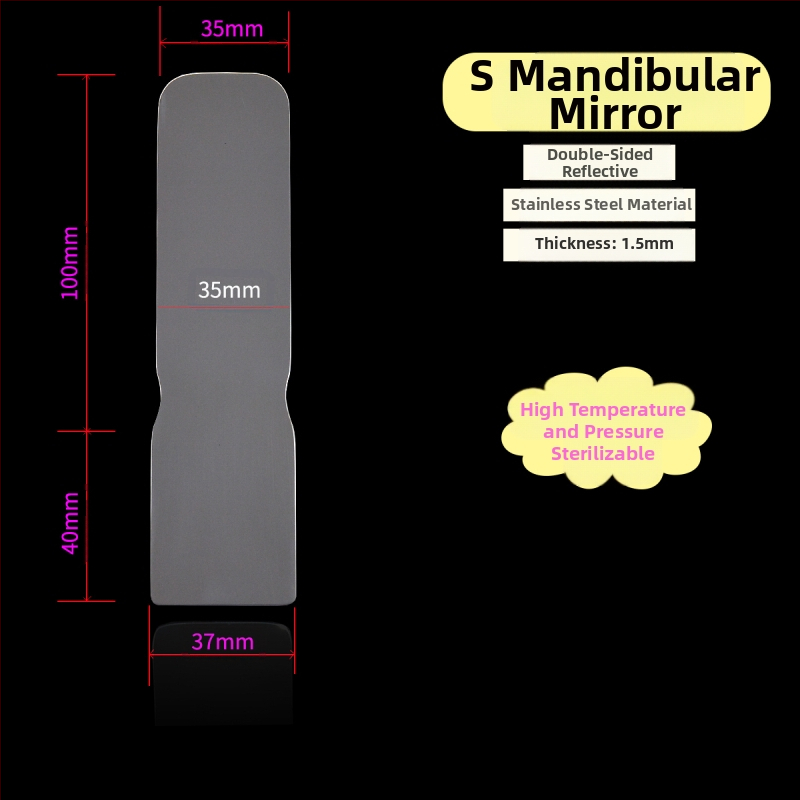 Ortodontikus kettős fejű fém retraktor-nyitó, magas hőállóságú, felnőtteknek, szájfotózáshoz