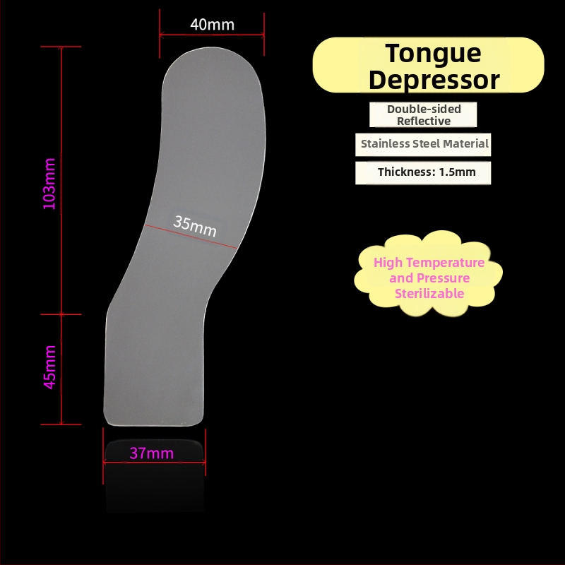 Ortodontikus kettős fejű fém retraktor-nyitó, magas hőállóságú, felnőtteknek, szájfotózáshoz