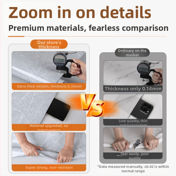 PVC αυτοκόλλητο τοίχου, αυτοκόλλητο και αδιάβροχο – μοτίβο αντίγραφο πλακιδίων για σαλόνι, απλό και μοντέρνο στυλ