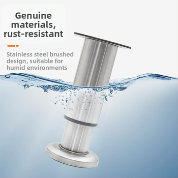 Ρυθμιζόμενα πόδια επίπλων για ντουλάπες και καναπέδες – Qiaoju qiaojian hardware, μοντέλο QJDL-BXGGJ-7, υλικό: ανοξείδωτος χάλυβας/ψυχροκυλισμένος χάλυβας, κατάλληλα για ντουλάπες και άλλα έπιπλα, στυλ: μοντέρνο μινιμαλιστικό