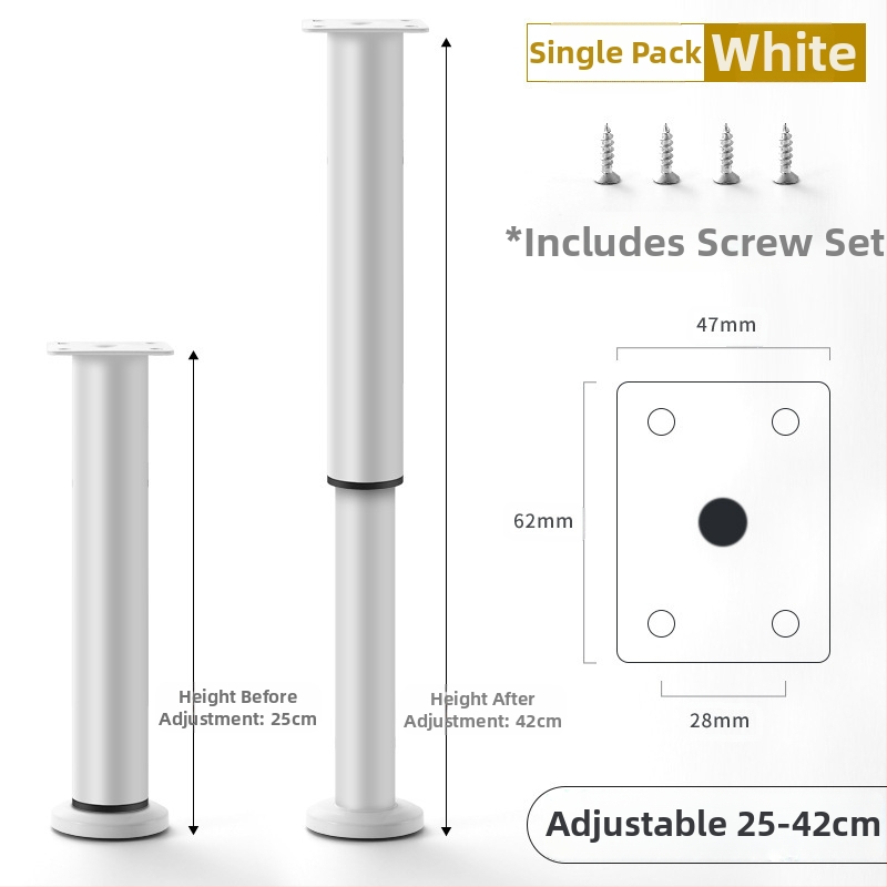 Регулируеми крачета за мебели – Qiaoju qiaojian hardware, модел QJDL-BXGGJ-7, материал: неръждаема стомана/хладно валцована стомана, подходящи за шкафове и дивани, стил: модерен минимализъм