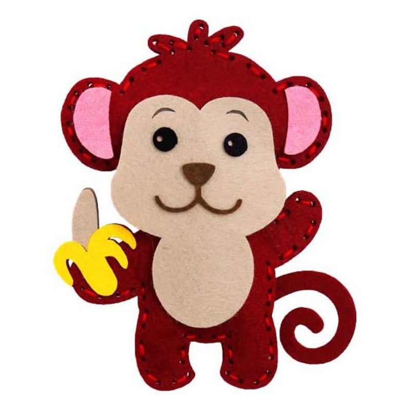 PRETTY DIY χειροποίητες κούκλες από φελτ, μη υφαντό ύφασμα, συσκευασία σε σακούλα OPP, για το Φεστιβάλ Tanabata