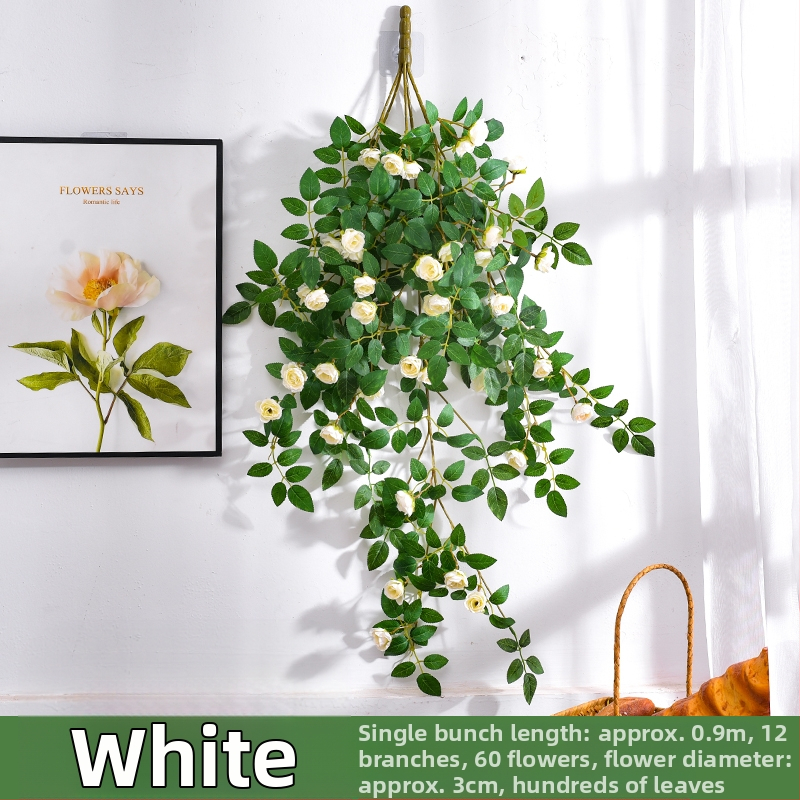 Plastikinis dirbtinis vijoklis su gėlėmis vidaus apdailai; Medžiaga: 3238504; Įvairovė: Daisy; Paskirtis: Kita