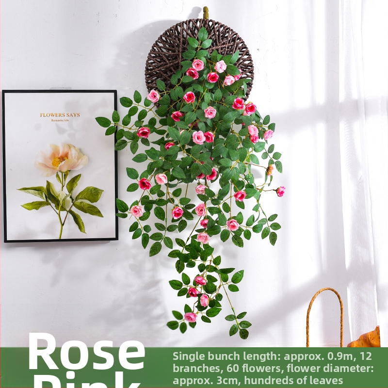 Plastikinis dirbtinis vijoklis su gėlėmis vidaus apdailai; Medžiaga: 3238504; Įvairovė: Daisy; Paskirtis: Kita