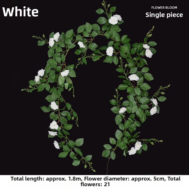 Plastikinis dirbtinis vijoklis su gėlėmis vidaus apdailai; Medžiaga: 3238504; Įvairovė: Daisy; Paskirtis: Kita