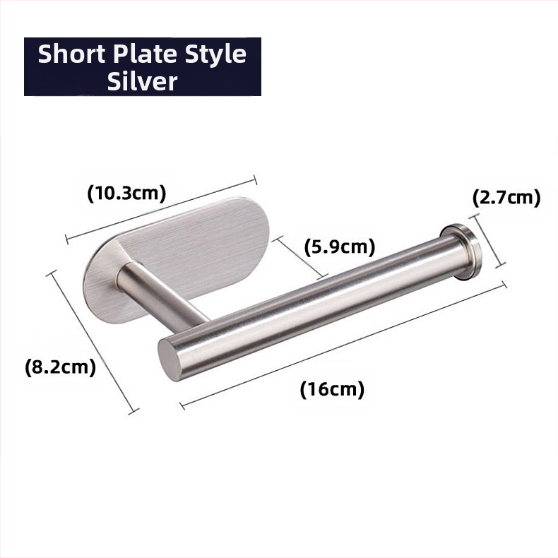 Huanuo nerūdijančio plieno 304 laikiklis tualetiniam popieriui, kvadratinė forma, veidrodinis paviršius, šiuolaikinis minimalistinis stilius