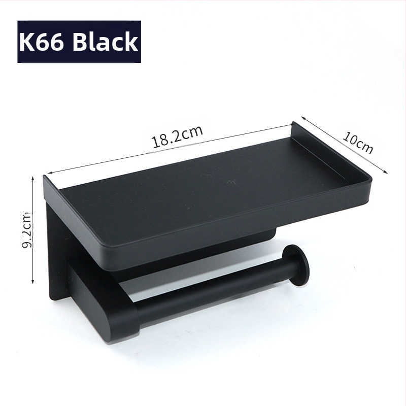 Huanuo nerūdijančio plieno 304 laikiklis tualetiniam popieriui, kvadratinė forma, veidrodinis paviršius, šiuolaikinis minimalistinis stilius