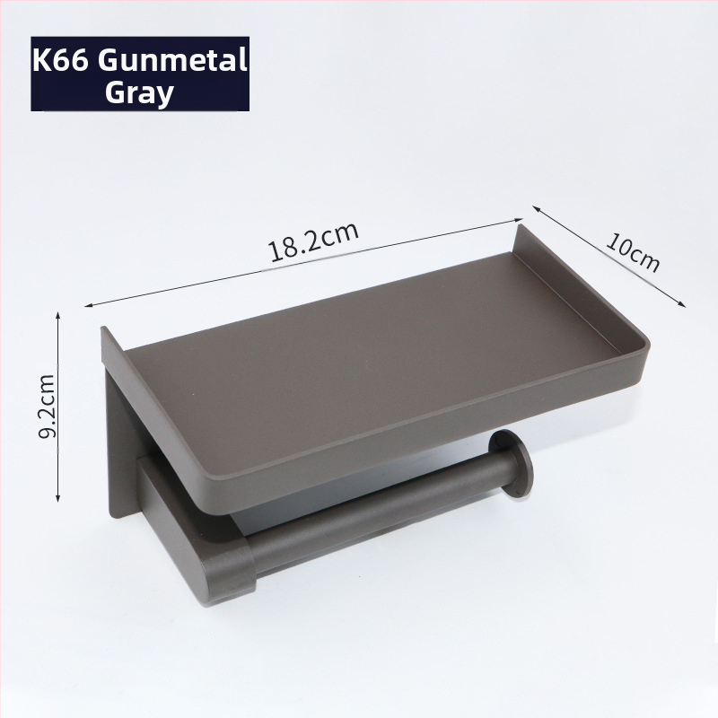 Huanuo nerūdijančio plieno 304 laikiklis tualetiniam popieriui, kvadratinė forma, veidrodinis paviršius, šiuolaikinis minimalistinis stilius