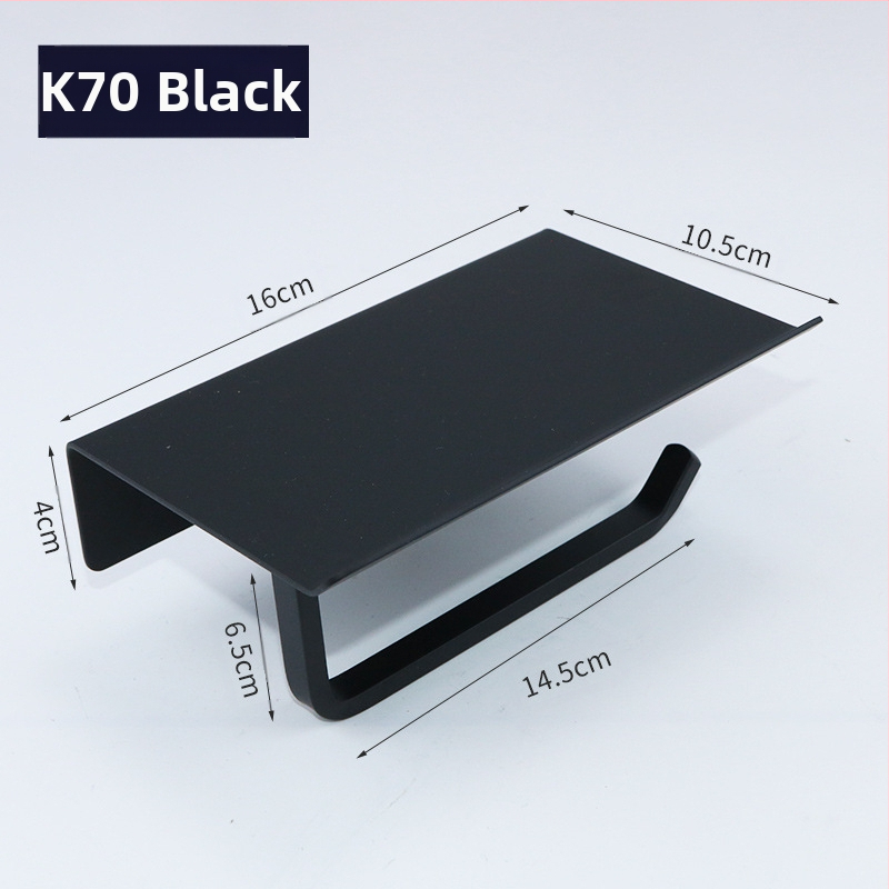 Huanuo nerūdijančio plieno 304 laikiklis tualetiniam popieriui, kvadratinė forma, veidrodinis paviršius, šiuolaikinis minimalistinis stilius