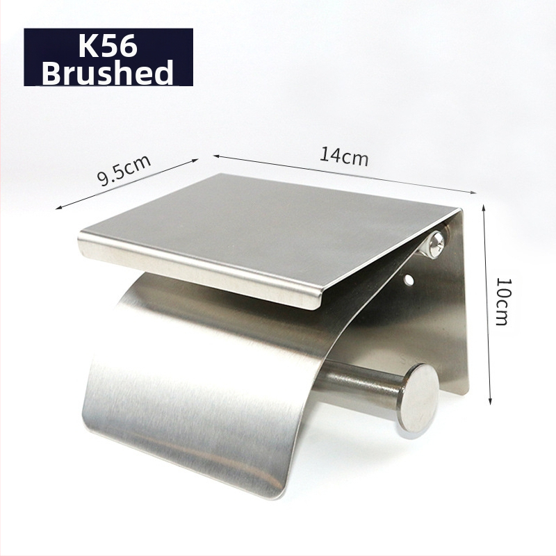Huanuo nerūdijančio plieno 304 laikiklis tualetiniam popieriui, kvadratinė forma, veidrodinis paviršius, šiuolaikinis minimalistinis stilius