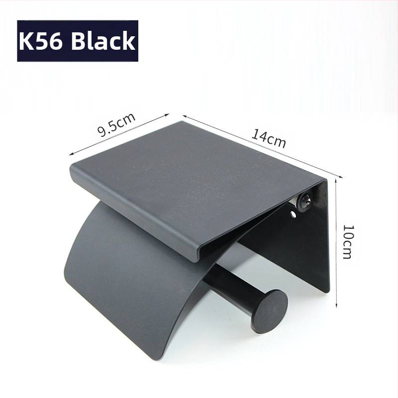 Huanuo nerūdijančio plieno 304 laikiklis tualetiniam popieriui, kvadratinė forma, veidrodinis paviršius, šiuolaikinis minimalistinis stilius