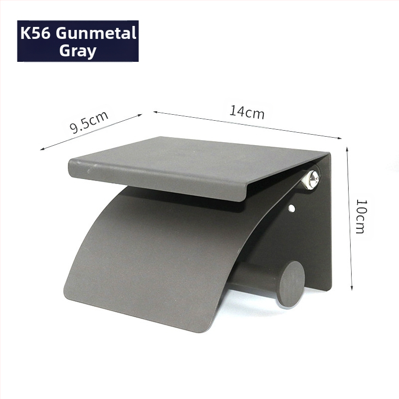 Huanuo nerūdijančio plieno 304 laikiklis tualetiniam popieriui, kvadratinė forma, veidrodinis paviršius, šiuolaikinis minimalistinis stilius