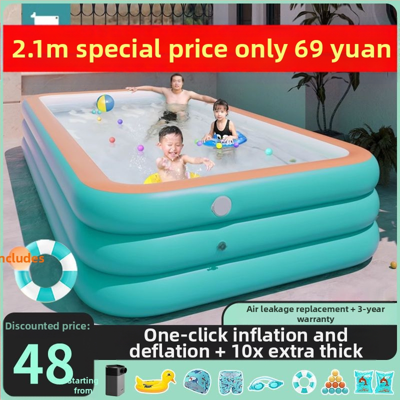 Zhilan надуваем детски басейн — за деца, вътрешно и външно ползване, за къпане