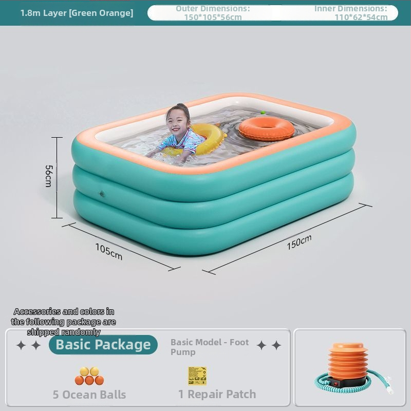 Zhilan pripučiamas vaikų baseinas – vidaus ir lauko naudojimui, vaikų voniai