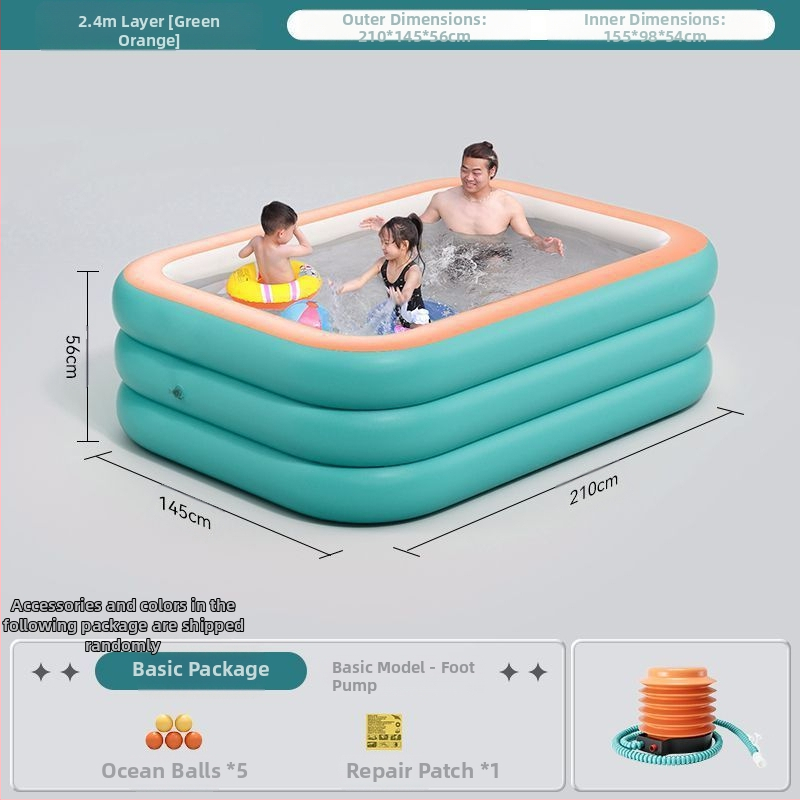 Zhilan pripučiamas vaikų baseinas – vidaus ir lauko naudojimui, vaikų voniai