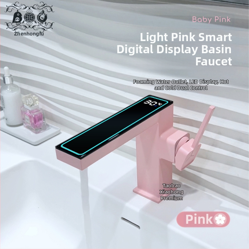 Maišytuvo praustuvas su skaitmeniniu ekranu, varinis korpusas, modelis M65, keraminio disko vožtuvas