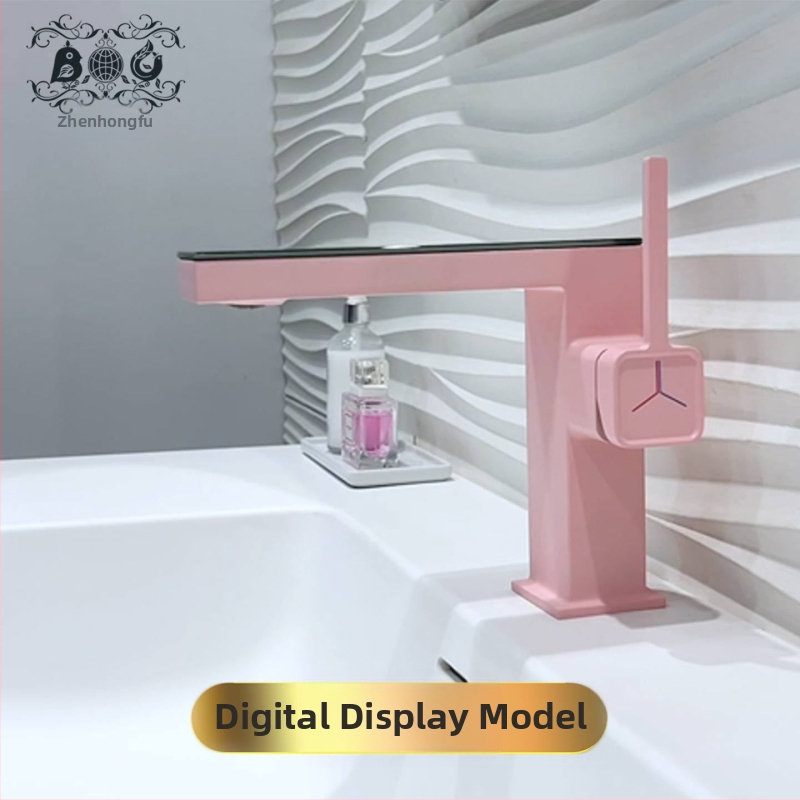 Maišytuvo praustuvas su skaitmeniniu ekranu, varinis korpusas, modelis M65, keraminio disko vožtuvas