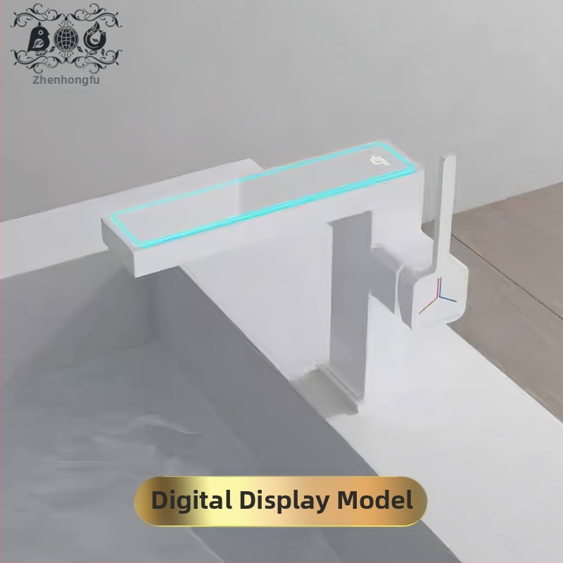 Maišytuvo praustuvas su skaitmeniniu ekranu, varinis korpusas, modelis M65, keraminio disko vožtuvas