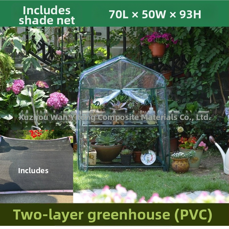 Vonkajší skleník na zeleninu a kvety so tienidlom, nepremokavý a izoláciou pre balkón a záhradu