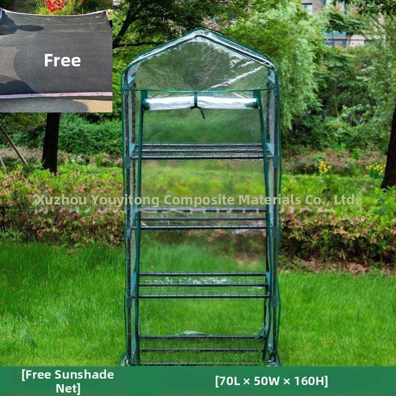 Vonkajší skleník na zeleninu a kvety so tienidlom, nepremokavý a izoláciou pre balkón a záhradu