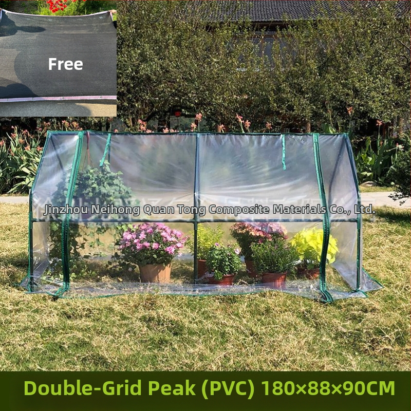Vonkajší skleník na zeleninu a kvety so tienidlom, nepremokavý a izoláciou pre balkón a záhradu
