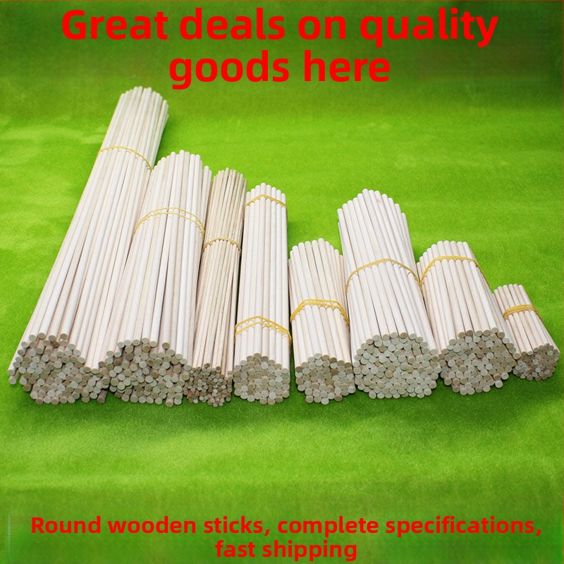Дървена пръчка за сладолед – твърдо дърво, ръчно изработен материал за DIY модели, Hiro Ju
