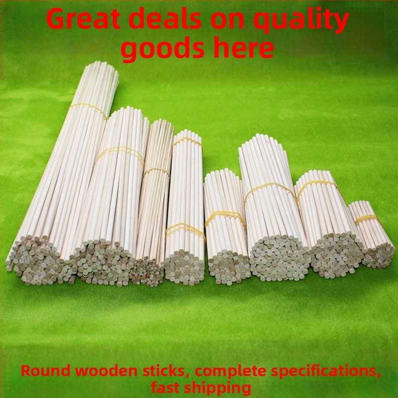 Дървена пръчка за сладолед – твърдо дърво, ръчно изработен материал за DIY модели, Hiro Ju