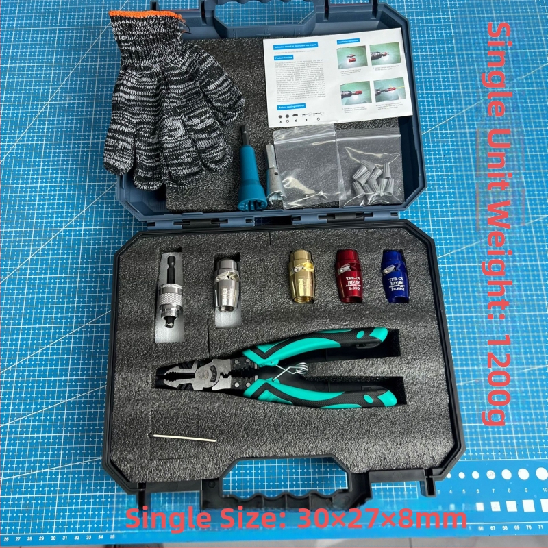 Long Tao Elektrický odstraňovač izolácie káblov s otáčajúcim nástrojom na lúpanie, anti-statický, kruhový otvor