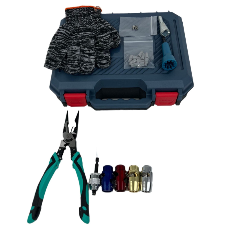 Long Tao Elektriskais vadu noņemšanas instruments ar rotējošu mizas rīku, antistatiskas, apaļš atvērums