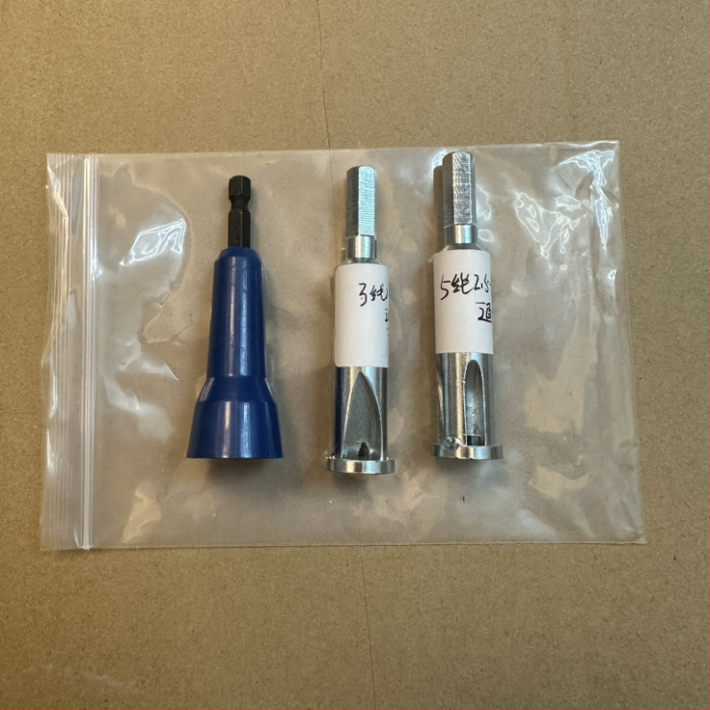 Long Tao Elektriskais vadu noņemšanas instruments ar rotējošu mizas rīku, antistatiskas, apaļš atvērums