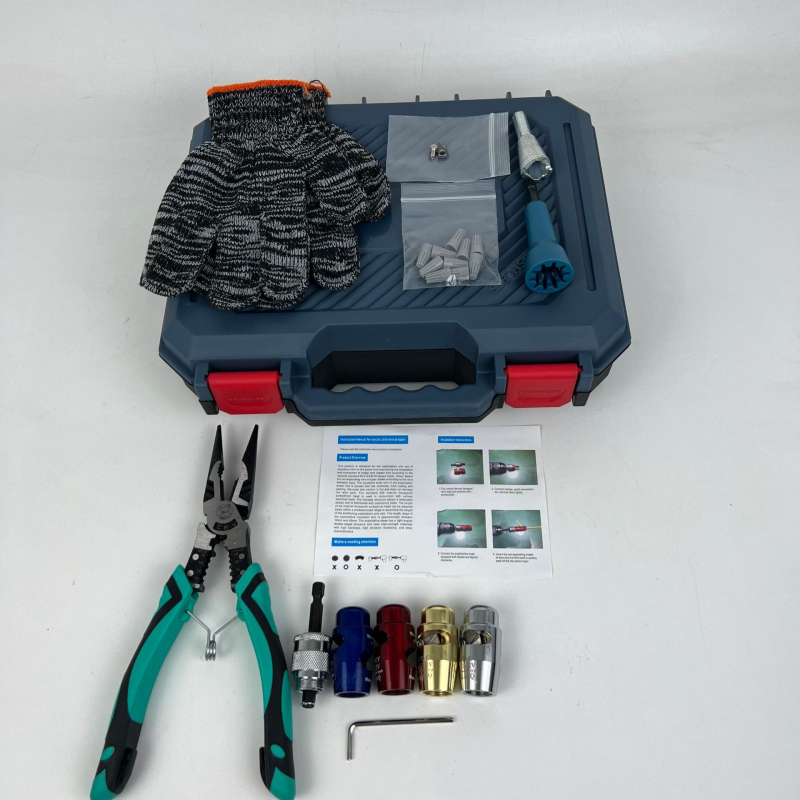 Long Tao Elektriskais vadu noņemšanas instruments ar rotējošu mizas rīku, antistatiskas, apaļš atvērums