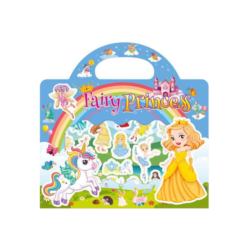 Gyerekeknek szóló matricás könyv dinoszauruszokkal és állatokat ábrázoló jelenetekkel – DIY, hordozható, öntapadós matricák, oktató