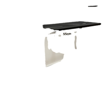 Ράφι αποθήκευσης δαπέδου από ανθρακούχο χάλυβα, 8+ ράφια, για καθιστικό, χωρίς εγκατάσταση, στυλ βιβλιοθήκης