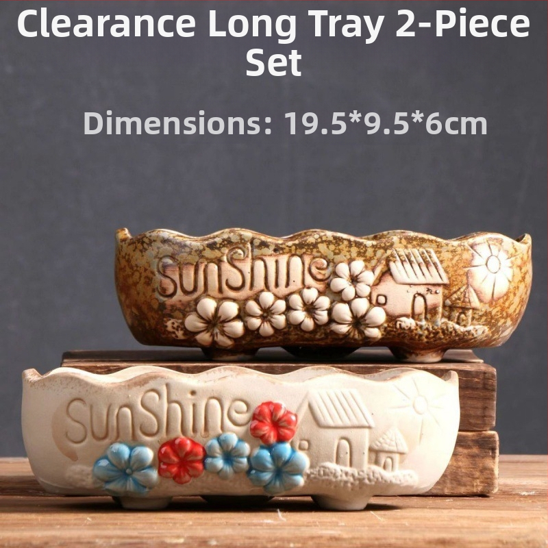 Keraminė sukulentų vaza, kvėpuojanti, stovinti ant grindų, modernus minimalistinis stilius