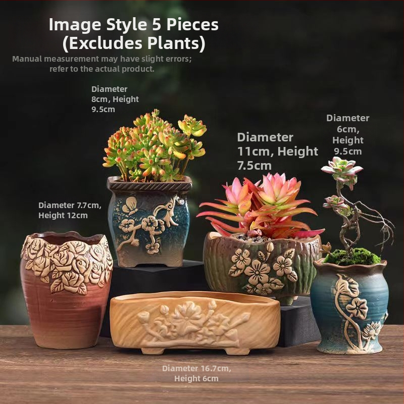 Keraminė sukulentų vaza, kvėpuojanti, stovinti ant grindų, modernus minimalistinis stilius