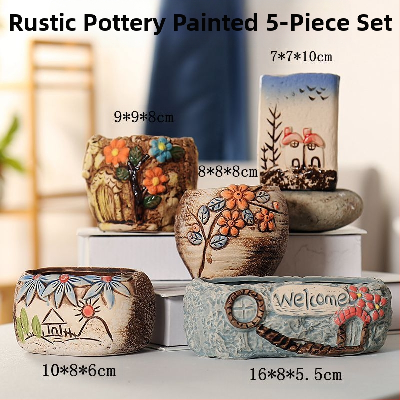 Keraminė sukulentų vaza, kvėpuojanti, stovinti ant grindų, modernus minimalistinis stilius