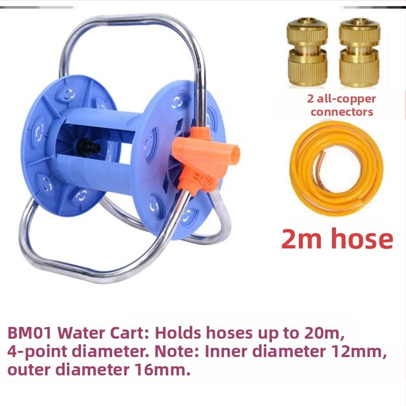 Laistymo žarnos ritinėlis vyniojimui, didelio slėgio laistymas sodui, tinka daržovėms ir akvariumams
