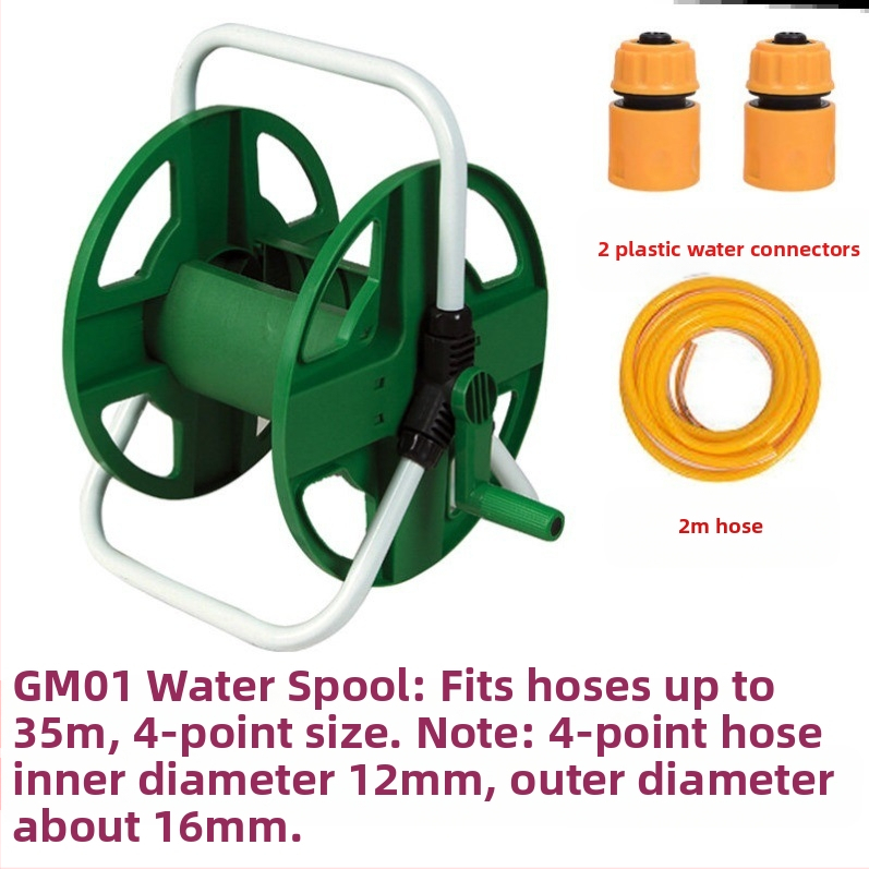Laistymo žarnos ritinėlis vyniojimui, didelio slėgio laistymas sodui, tinka daržovėms ir akvariumams