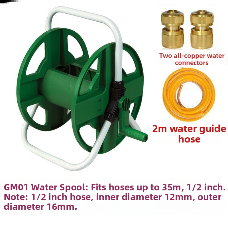 Laistymo žarnos ritinėlis vyniojimui, didelio slėgio laistymas sodui, tinka daržovėms ir akvariumams