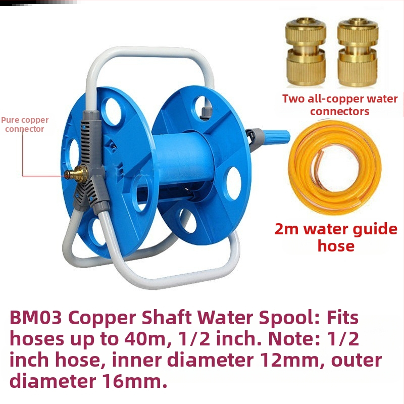 Laistymo žarnos ritinėlis vyniojimui, didelio slėgio laistymas sodui, tinka daržovėms ir akvariumams